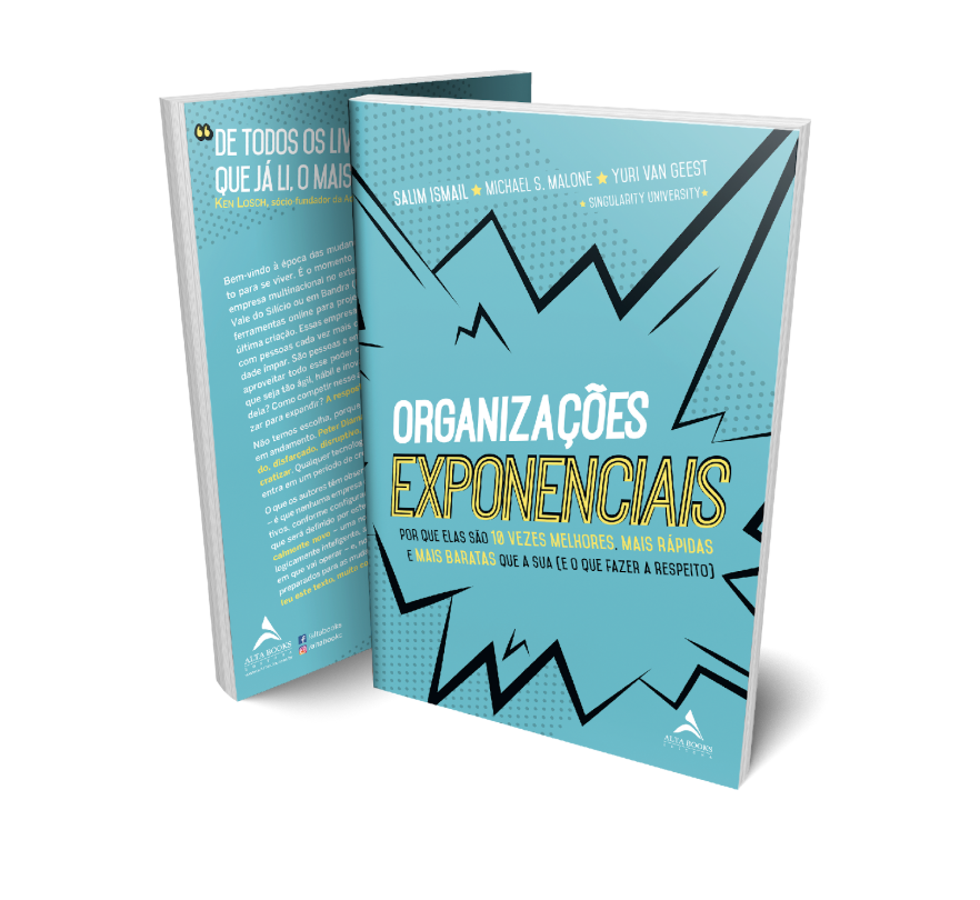 Capa do livro Organizações Exponenciais