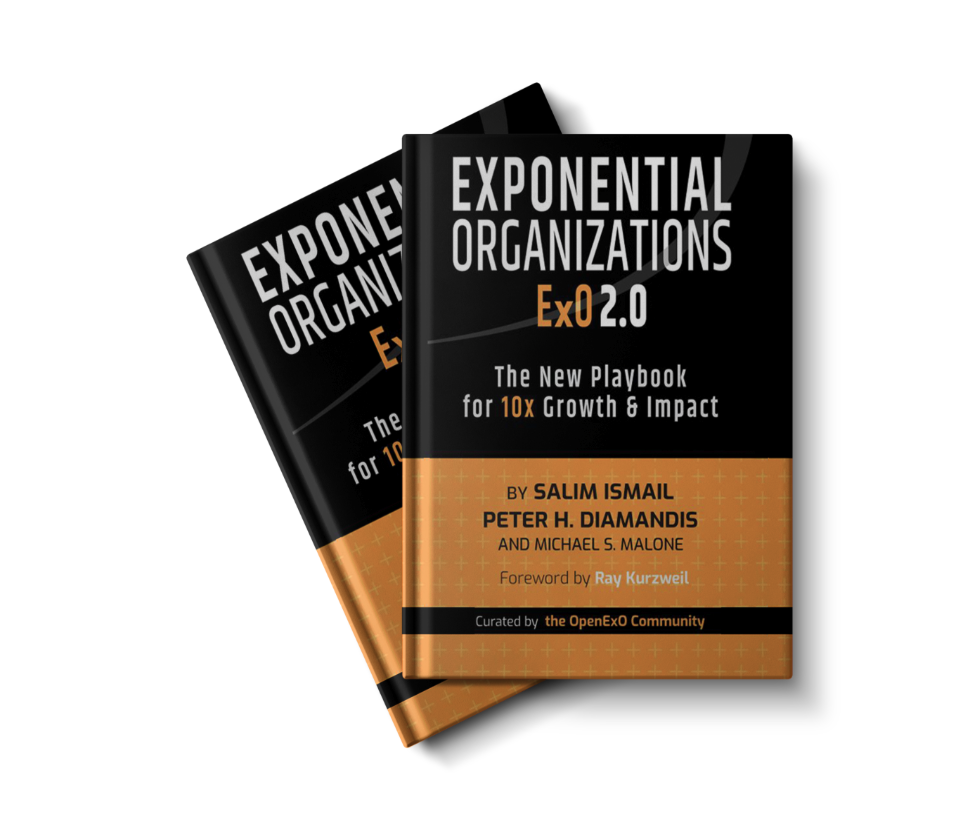 Capa do livro Exponential Organizations 2.0